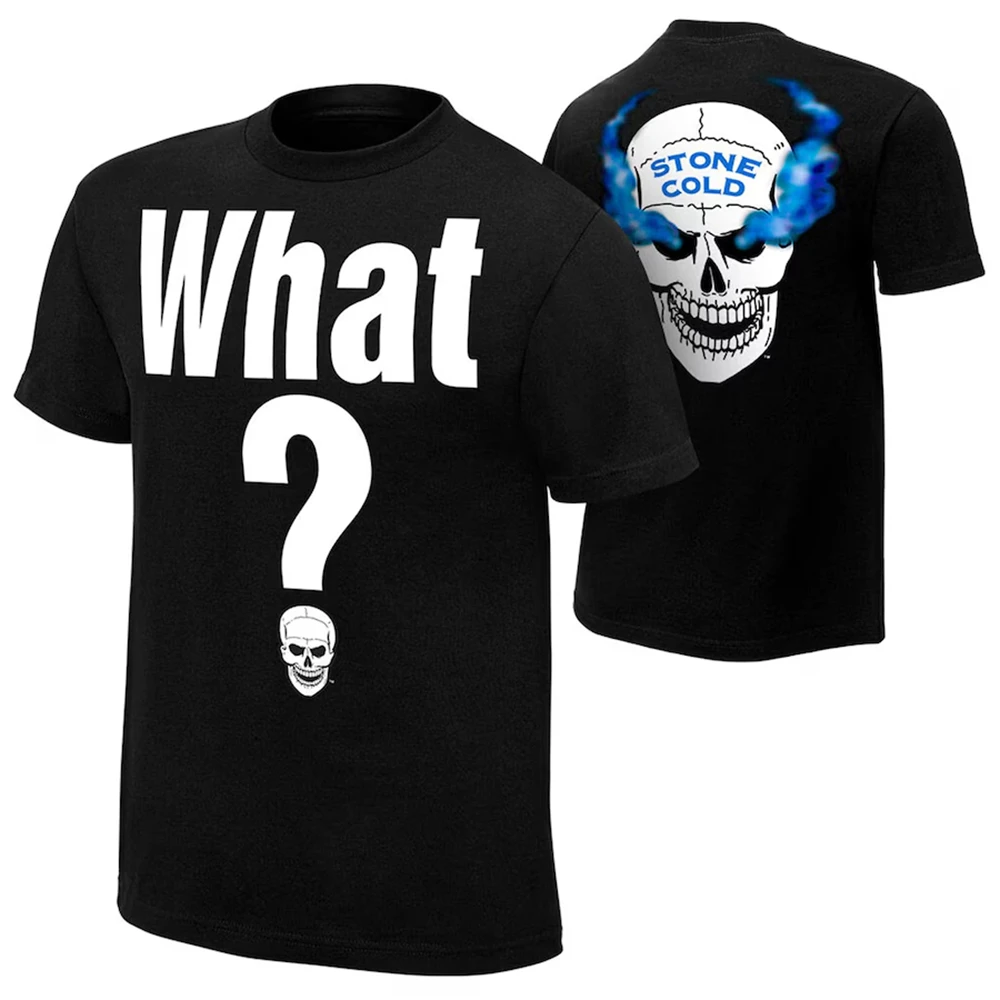 Wrestling Men Black Stone Cold Steve Austin Retro What T-Shirt Hot Selling New Summer Women Short Sleeve Tops Shirt Children 3D
Wrestling Men Black Stone Cold Steve Austin Retro What T-Shirt Hot Selling New Summer Women Short Sleeve Tops Shirt Children 3D