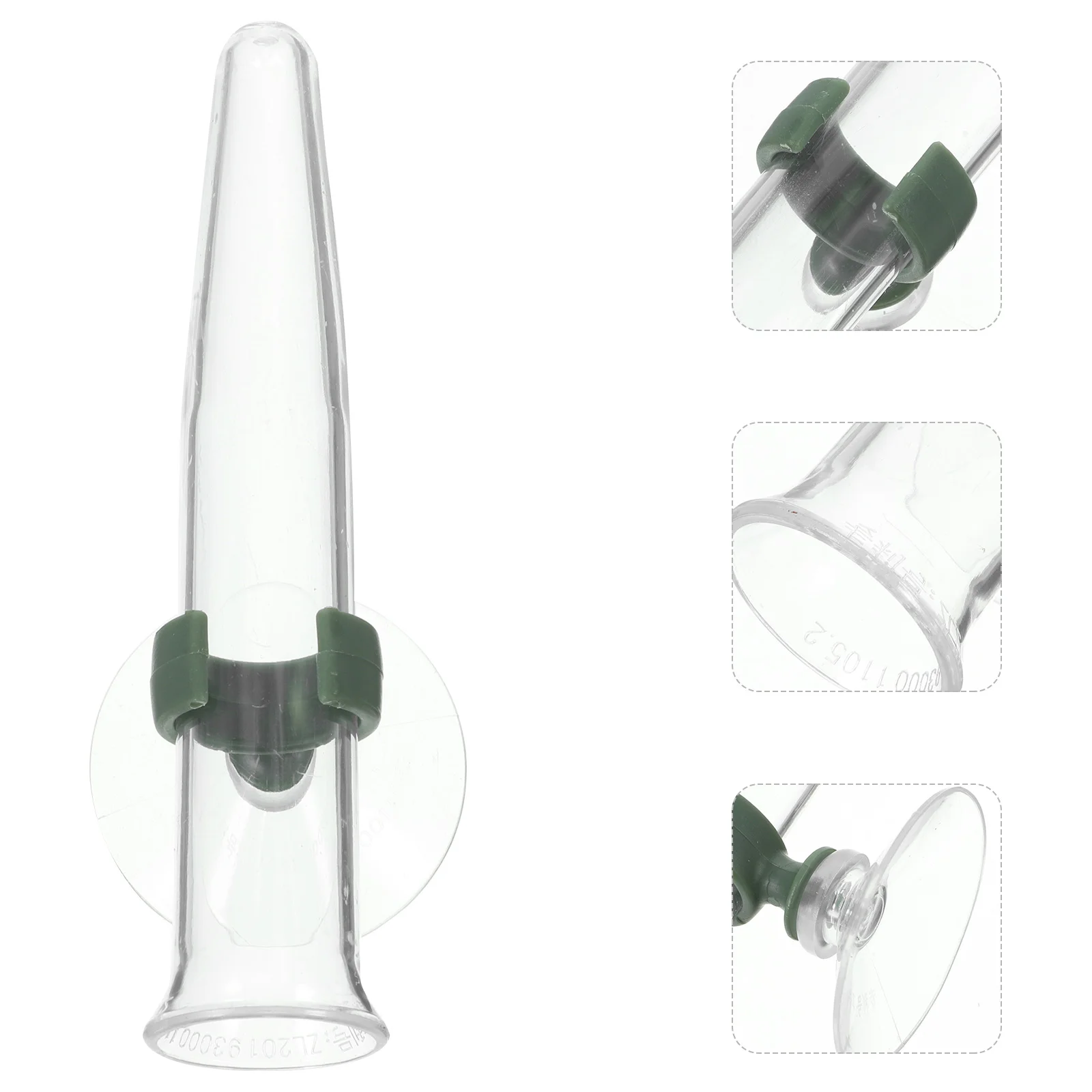 8 Pcs Suction Cup Flower Tube Water Containers Plant Decor Glass Nutrition for Floral Plastic Window Vase
8 Pcs Suction Cup Flower Tube Water Containers Plant Decor Glass Nutrition for Floral Plastic Window Vase
