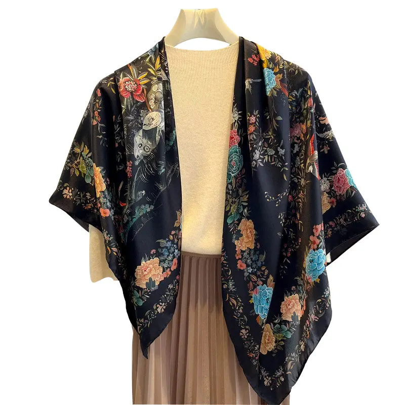 Fashion new 100% Mulberry Silk Scarf Shawl Ladies Large Square Neck Scarves For Women Wrap Bandana Spring Luxury Hijab Shawls
Fashion new 100% Mulberry Silk Scarf Shawl Ladies Large Square Neck Scarves For Women Wrap Bandana Spring Luxury Hijab Shawls