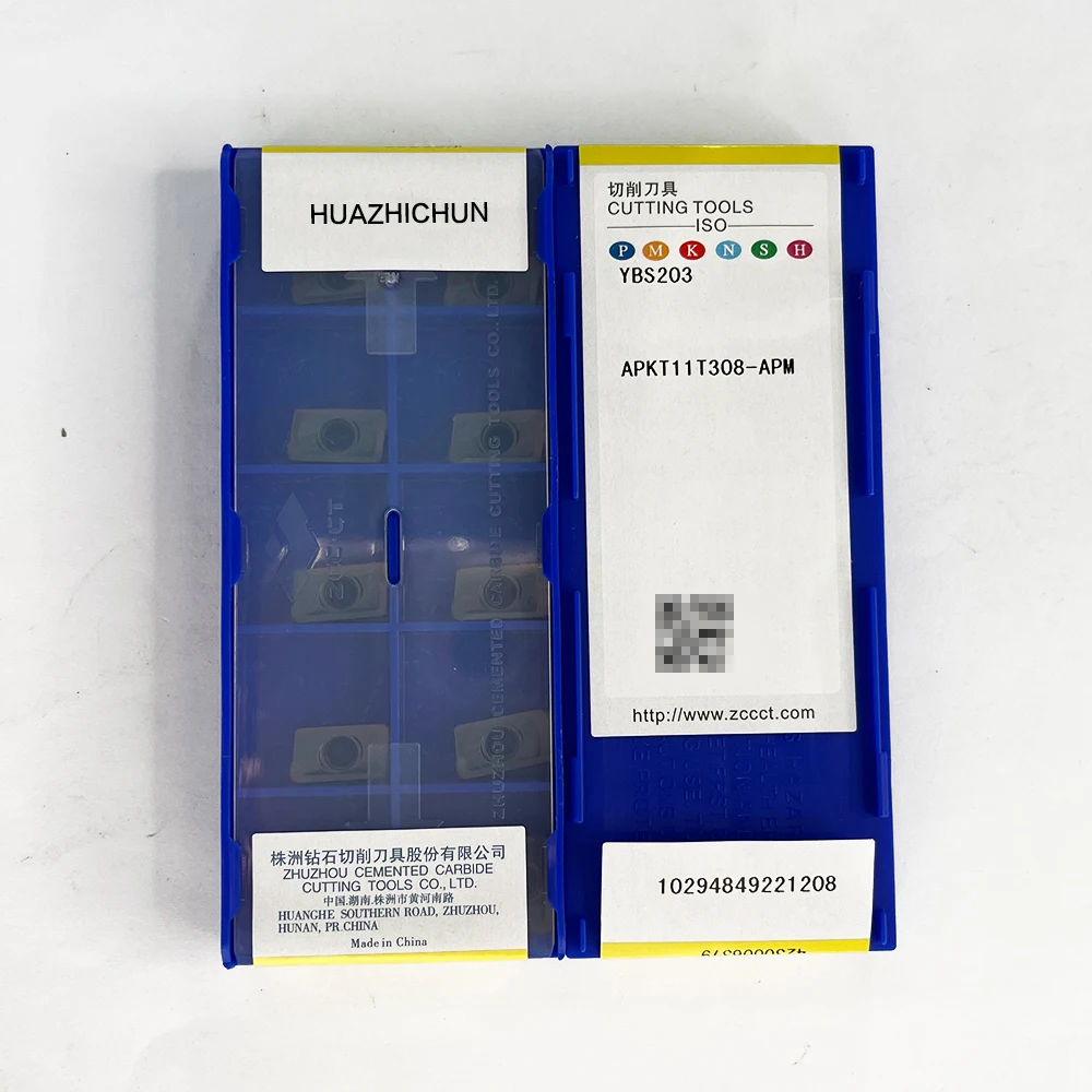 Оригинальная карбидная вставка HUAZHICHUN 10pcs APKT11T308-PM YBG203 лучшего качества
Оригинальная карбидная вставка HUAZHICHUN 10pcs APKT11T308-PM YBG203 лучшего качества