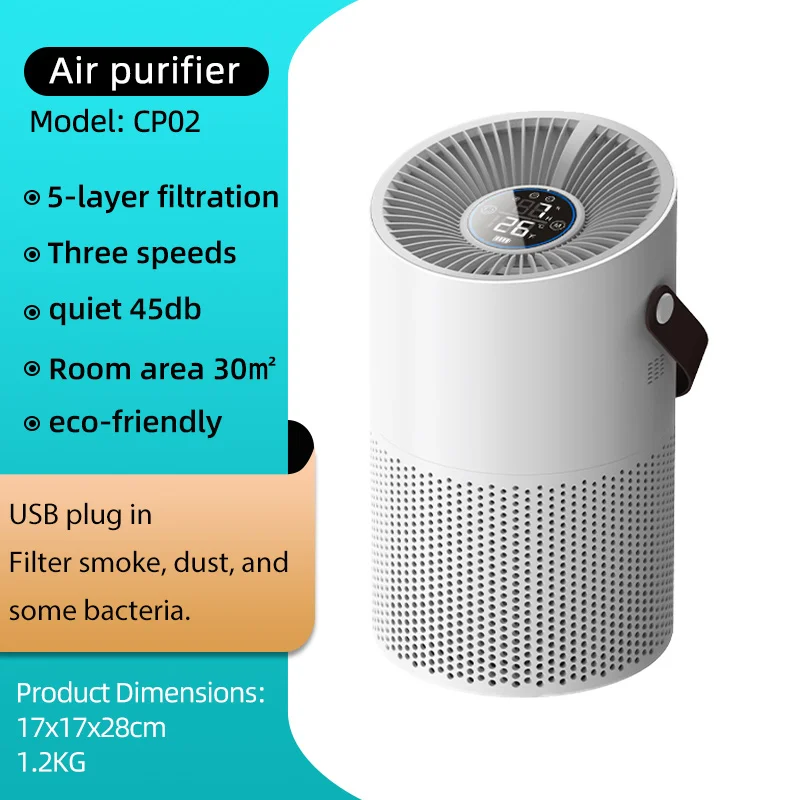 Air Purifier, Silent, Suitable for Homes, Bedrooms, Pet rooms, Effectively Removing 99.97% of Dust, Smoke, Pollen, Odors, Hair
Air Purifier, Silent, Suitable for Homes, Bedrooms, Pet rooms, Effectively Removing 99.97% of Dust, Smoke, Pollen, Odors, Hair
