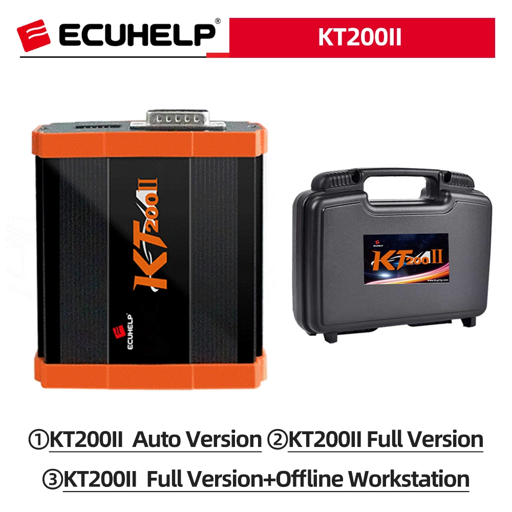 

ECUHELP KT200II KT200 Gen2 ECU Programmer Support ECU Maintenance Chip Tuning DTC Code Removal OBD BOOT BDM JTAG