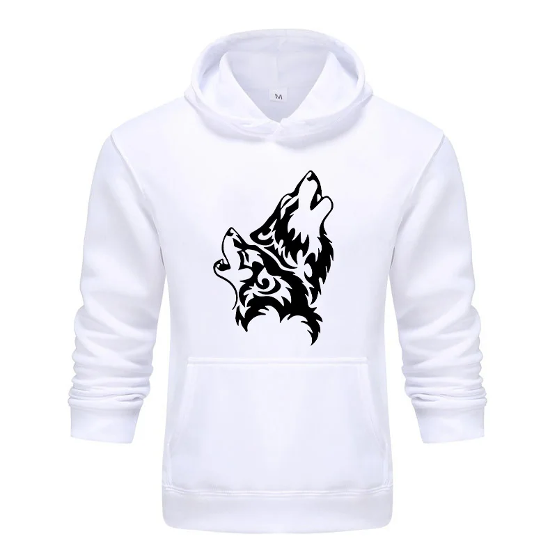 Men's Autumn and Winter Wolf Howl Print Hoodies Man Casual Pullover Sweatshirts Fashion Streetwear Hooded Tops for Male
Men's Autumn and Winter Wolf Howl Print Hoodies Man Casual Pullover Sweatshirts Fashion Streetwear Hooded Tops for Male