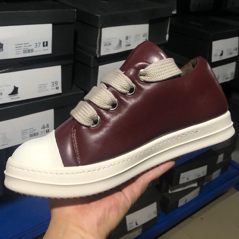 Women Flat Shoes Autumn Winter New Genuine Leather Upper Thick Shoelace Design Low Help Unisex Casual Shoes Comfortable Loafers
Women Flat Shoes Autumn Winter New Genuine Leather Upper Thick Shoelace Design Low Help Unisex Casual Shoes Comfortable Loafers