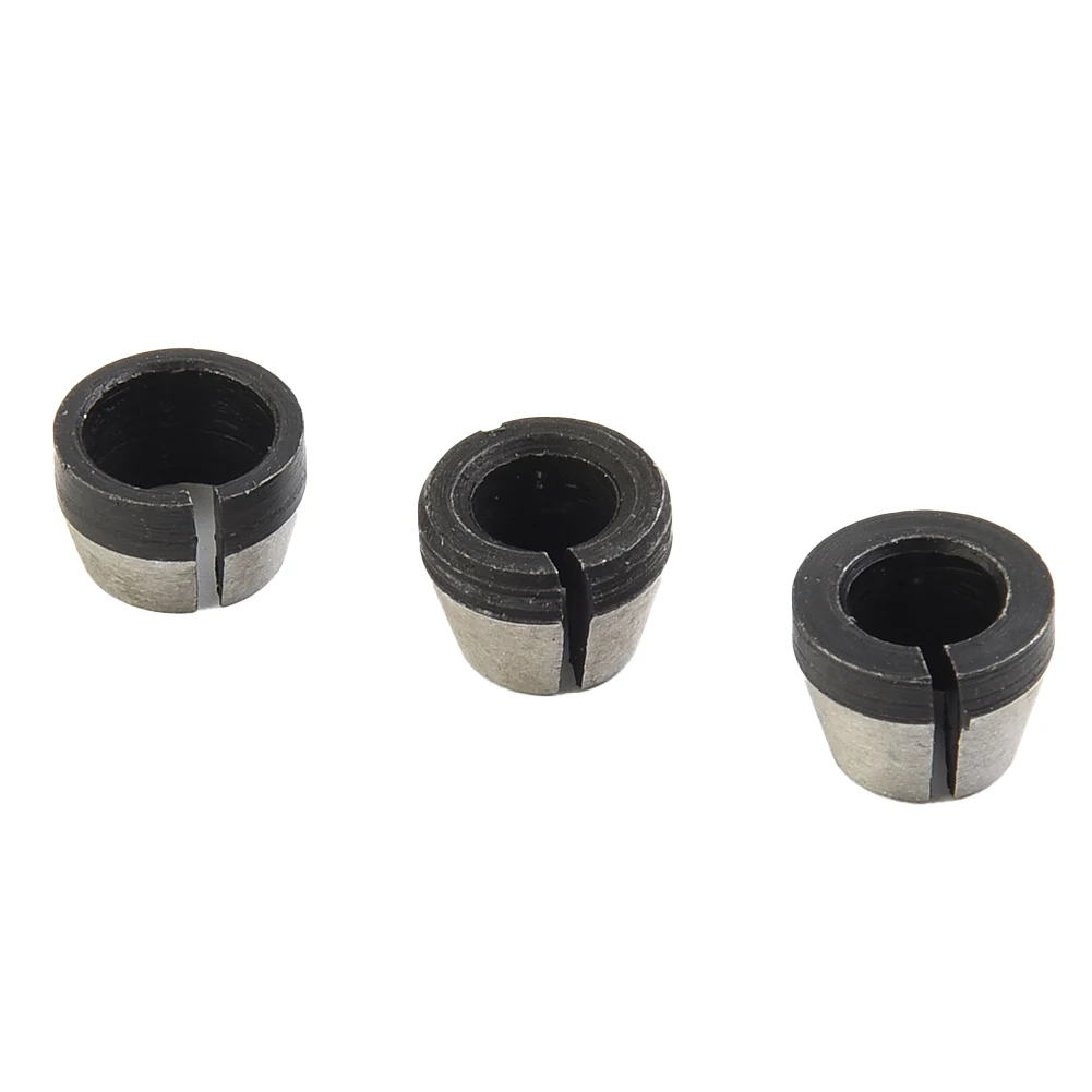 3pcs 6mm 6.35mm 8mm Collet Chuck Carbon Steel For Engraving Trimming Machine Electric Router Chuck Conversion Of Trimming
3pcs 6mm 6.35mm 8mm Collet Chuck Carbon Steel For Engraving Trimming Machine Electric Router Chuck Conversion Of Trimming