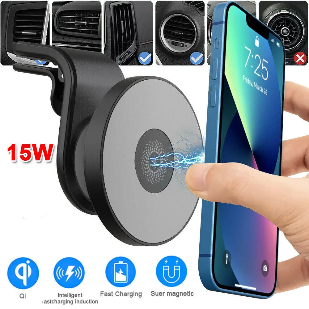 15W Wireless Magnetic Car Mount Phone Holder Charger For iPhone 13 12 Pro Max MagSafe Auto Car Vent Phone Fast Charger 2022 New
15W Wireless Magnetic Car Mount Phone Holder Charger For iPhone 13 12 Pro Max MagSafe Auto Car Vent Phone Fast Charger 2022 New