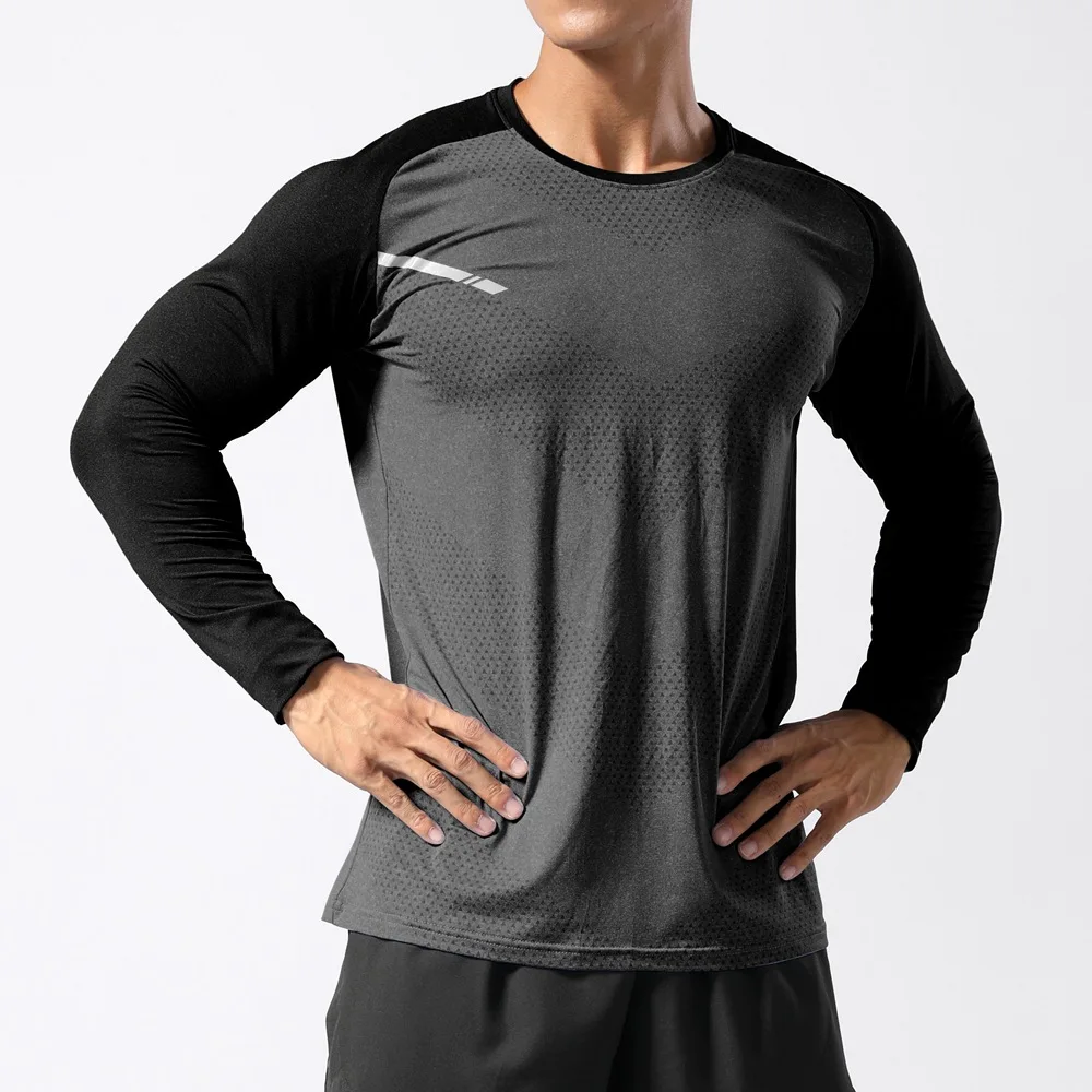 Men's Quick Dry Sports Shirt, Long Sleeve, Running, Moisture Wicking, Round Neck T-Shirt, Training Tops, Exercise, Gym, Lightwei
Men's Quick Dry Sports Shirt, Long Sleeve, Running, Moisture Wicking, Round Neck T-Shirt, Training Tops, Exercise, Gym, Lightwei