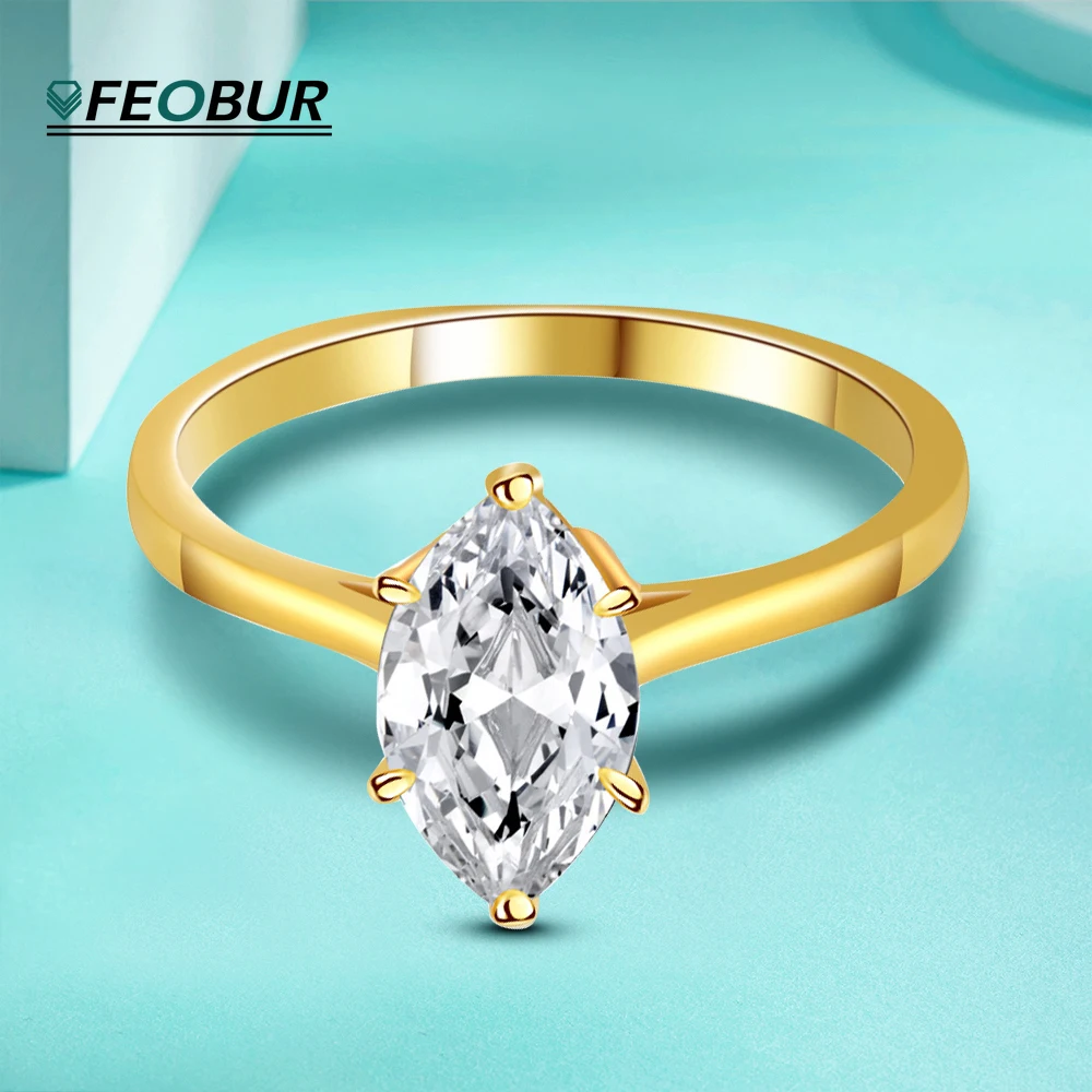 1CT Moissanite Engagement Rings for Women 5*10mm Marquise Cut Diamond Wedding Band 925 Sterling Silver Plated 18K Fine Jewelry
1CT Moissanite Engagement Rings for Women 5*10mm Marquise Cut Diamond Wedding Band 925 Sterling Silver Plated 18K Fine Jewelry
