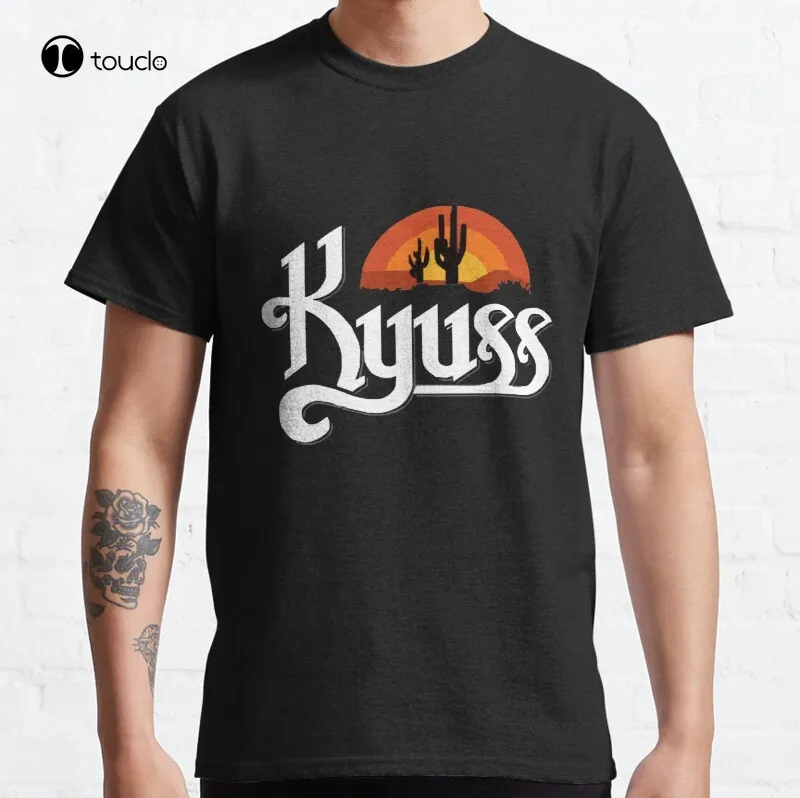 Классическая футболка Kyuss Band 1, хлопковая футболка унисекс, индивидуальная футболка с цифровой печатью для подростков, модная летняя футболка
Классическая футболка Kyuss Band 1, хлопковая футболка унисекс, индивидуальная футболка с цифровой печатью для подростков, модная летняя футболка