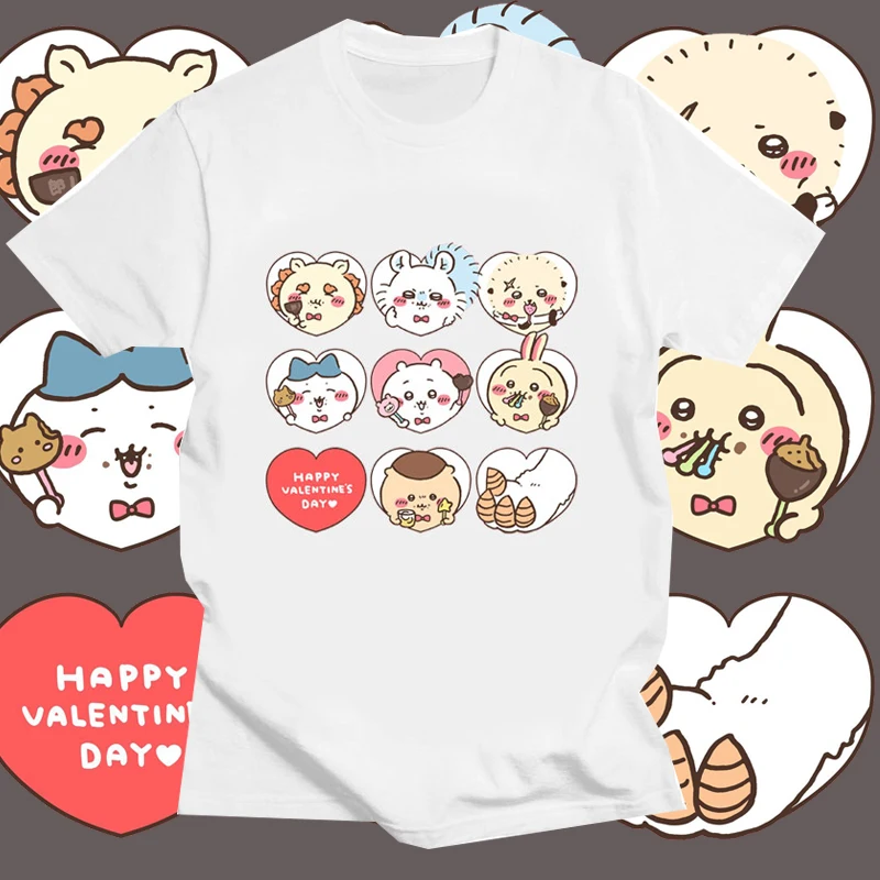 Kawaii Chikawa, принт кролика Tenagi Cos, женская рубашка с рисунком кролика и собаки, футболка с рисунком аниме, женские топы с коротким рукавом в стиле Харадзюку
Kawaii Chikawa, принт кролика Tenagi Cos, женская рубашка с рисунком кролика и собаки, футболка с рисунком аниме, женские топы с коротким рукавом в стиле Харадзюку