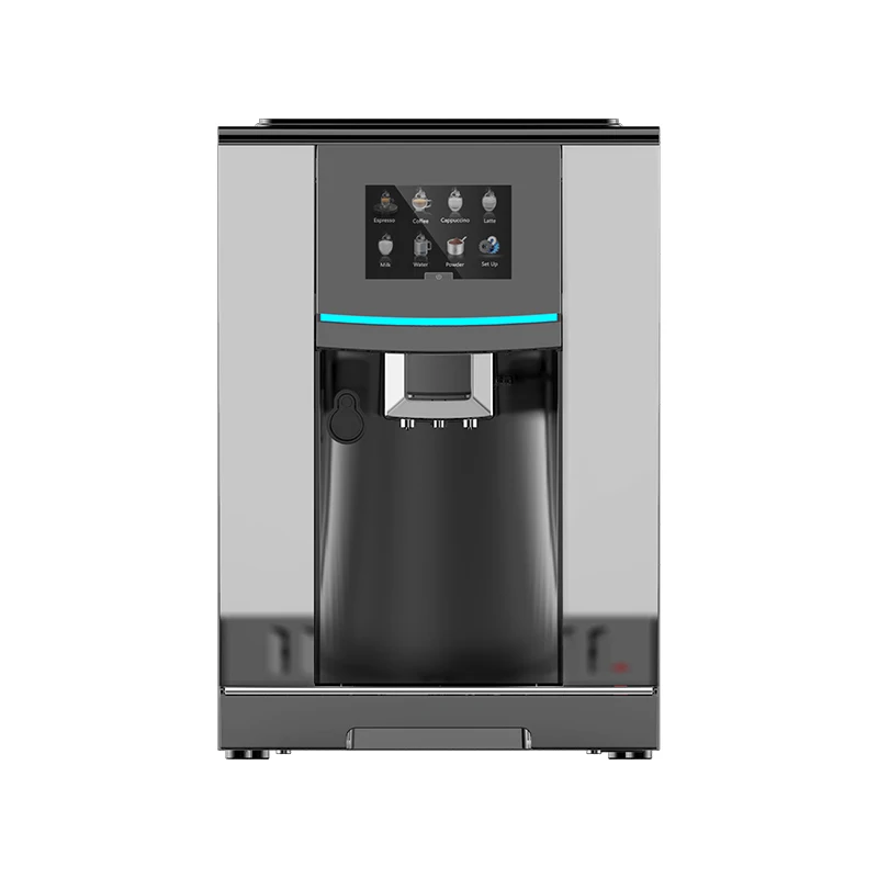 Coffee Machine Integrated Milk Froth System from Pre-Ground or Whole Bean Digital Fully Automatic Cappuccino Coffee Maker 
Coffee Machine Integrated Milk Froth System from Pre-Ground or Whole Bean Digital Fully Automatic Cappuccino Coffee Maker