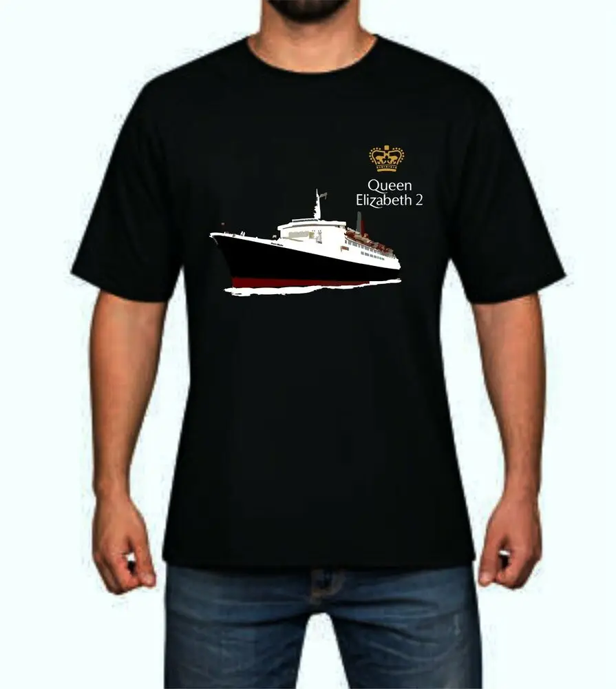 Queen Elizabeth II Cruise Ship T-Shirt Short Sleeve Casual 100% Cotton O-Neck Summer Mens T-shirt Size S-3XL
Queen Elizabeth II Cruise Ship T-Shirt Short Sleeve Casual 100% Cotton O-Neck Summer Mens T-shirt Size S-3XL