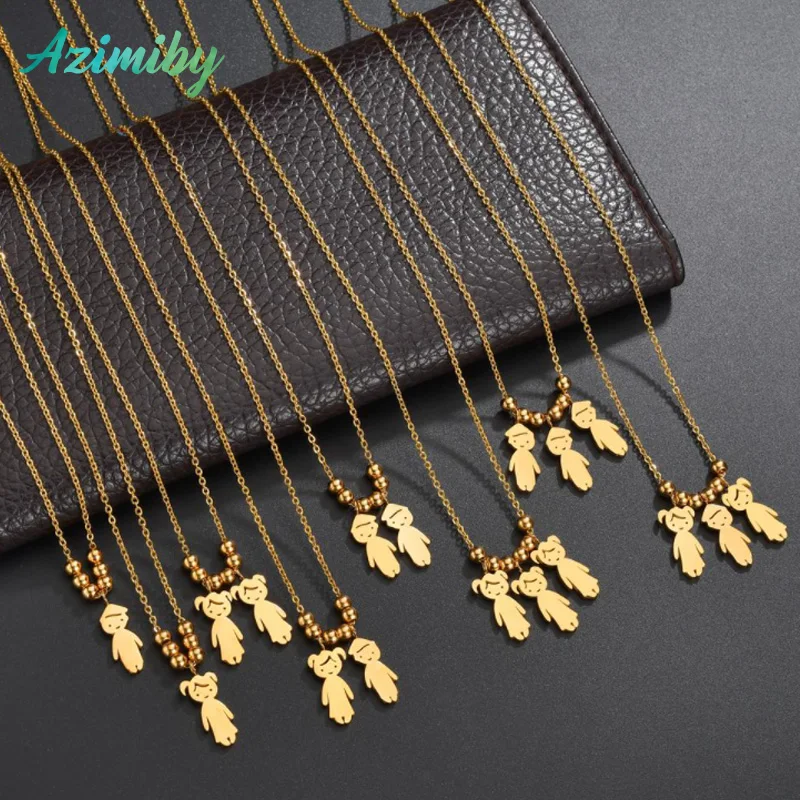 Azimiby Stainless Steel Name Date Engrave Necklace Family Rose Gold Color Child Baby BoyPendant Necklaces for Birthday Memorial
Azimiby Stainless Steel Name Date Engrave Necklace Family Rose Gold Color Child Baby BoyPendant Necklaces for Birthday Memorial