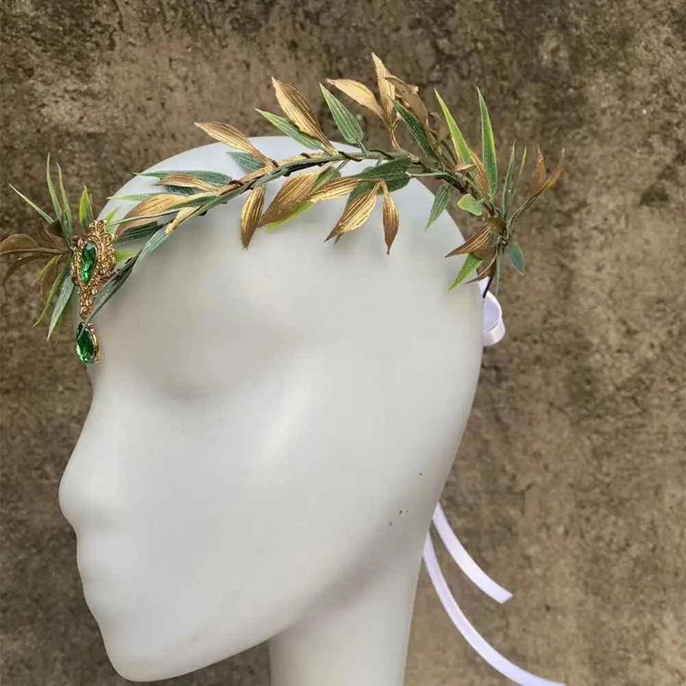 Pixie Headband Enchanting Fairy Queen Headbands Leaf Wreath Rhinestone Decor Flower Crown for Parties Weddings Cosplay Bride
Pixie Headband Enchanting Fairy Queen Headbands Leaf Wreath Rhinestone Decor Flower Crown for Parties Weddings Cosplay Bride