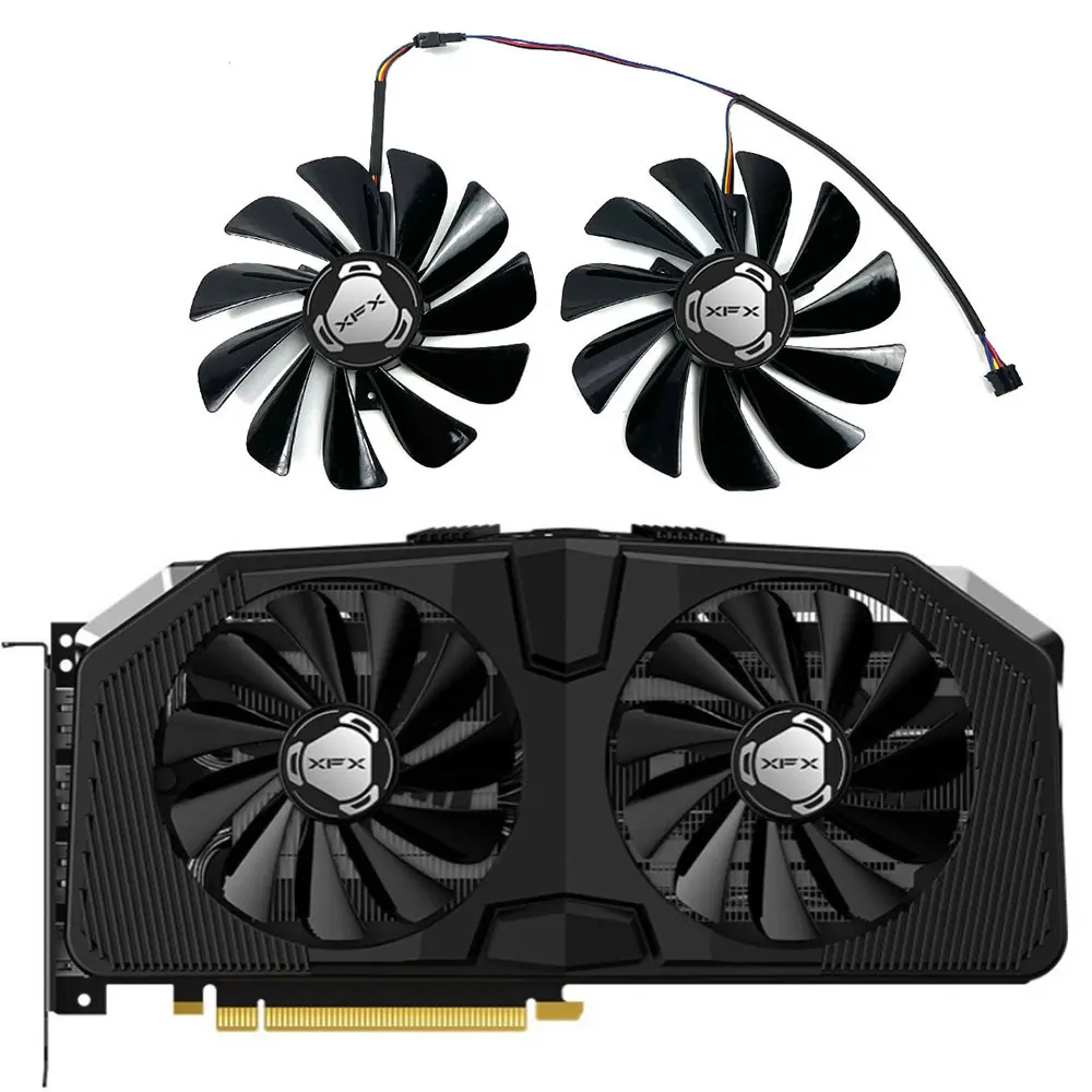 NEW 1SET FDC10U12S9-C CF1010U12S RX 5700 XT GPU Fan,For XFX RX 5700 XT、RX 5700、RX 5500 XT Graphics card cooling fan
NEW 1SET FDC10U12S9-C CF1010U12S RX 5700 XT GPU Fan,For XFX RX 5700 XT、RX 5700、RX 5500 XT Graphics card cooling fan