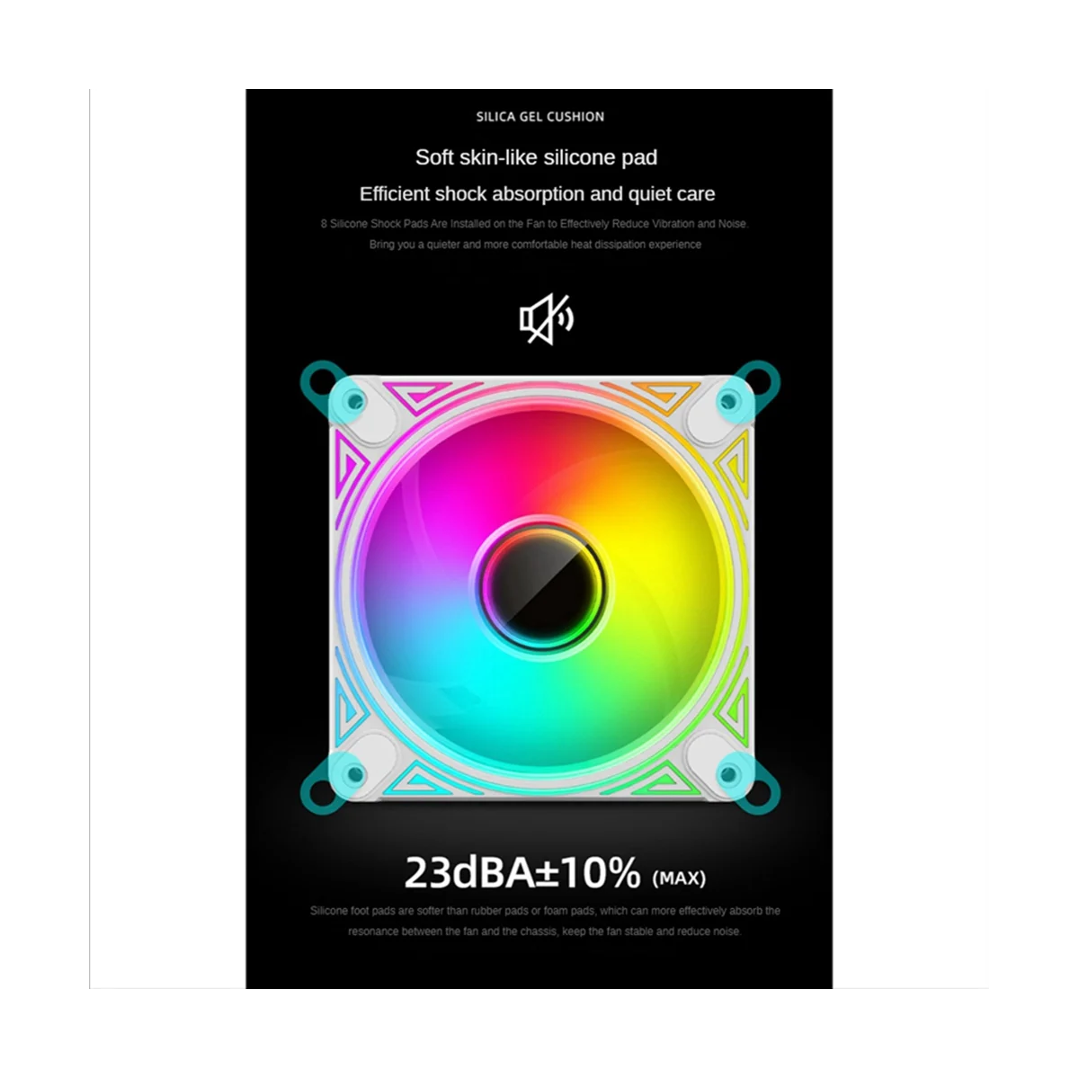 ARGB Dragon Mirror Computer Chassis Cooling Fan 12Cm Magical Color Mute PWM Temperature Control Speed Regulation Fan,B
ARGB Dragon Mirror Computer Chassis Cooling Fan 12Cm Magical Color Mute PWM Temperature Control Speed Regulation Fan,B