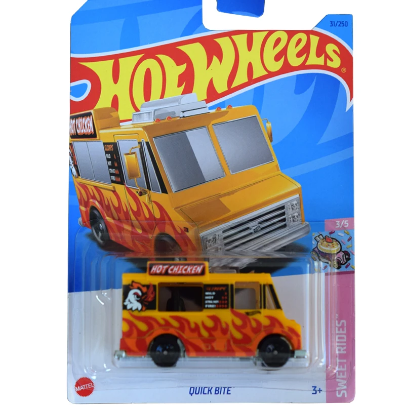 

Hot Wheels 1:64 Car QUICK BITE Metal Diecast Model Car Kids Toys Gift