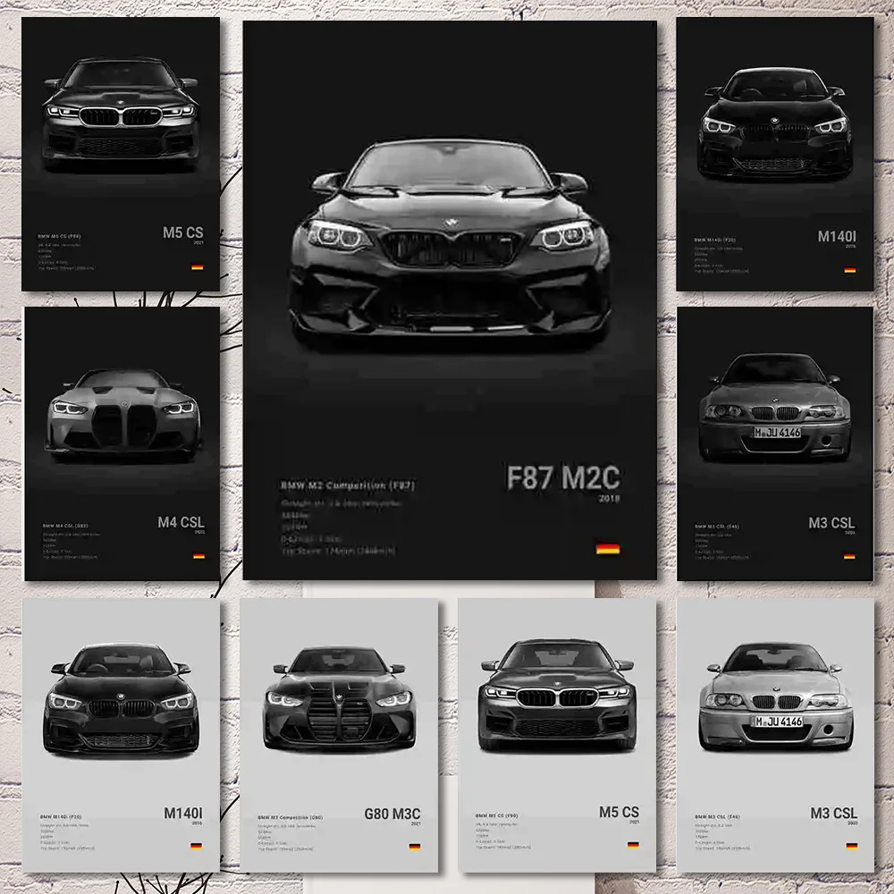 Car Luxury Sports Car Wall Art Poster Black And White Canvas Painting Wall Art Poster M5 M3 GTR M140 Living Room Home Decor Gift
Car Luxury Sports Car Wall Art Poster Black And White Canvas Painting Wall Art Poster M5 M3 GTR M140 Living Room Home Decor Gift