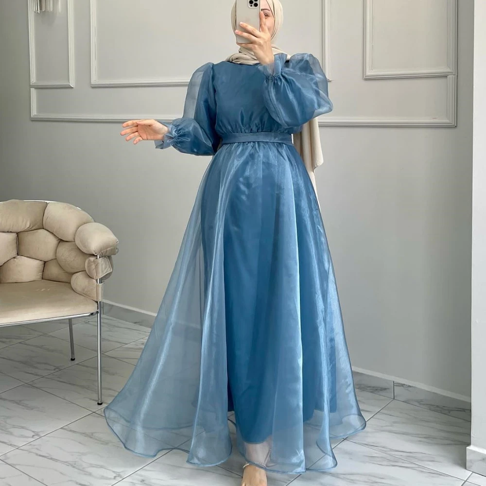 Qcenkern High Neck Ankle Length Evening Formal Puffy Sleeves Vintage Organza Party Dresses Gowns Women Robes de Soirée 2023
Qcenkern High Neck Ankle Length Evening Formal Puffy Sleeves Vintage Organza Party Dresses Gowns Women Robes de Soirée 2023