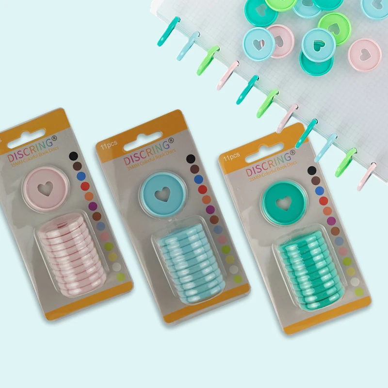 11pcs/box Heart Binding Rings Binder Disc 35mm Mushroom Hole Scrapbook Planner Loose Leaf Notebook Discs Office&school Supplies
11pcs/box Heart Binding Rings Binder Disc 35mm Mushroom Hole Scrapbook Planner Loose Leaf Notebook Discs Office&school Supplies