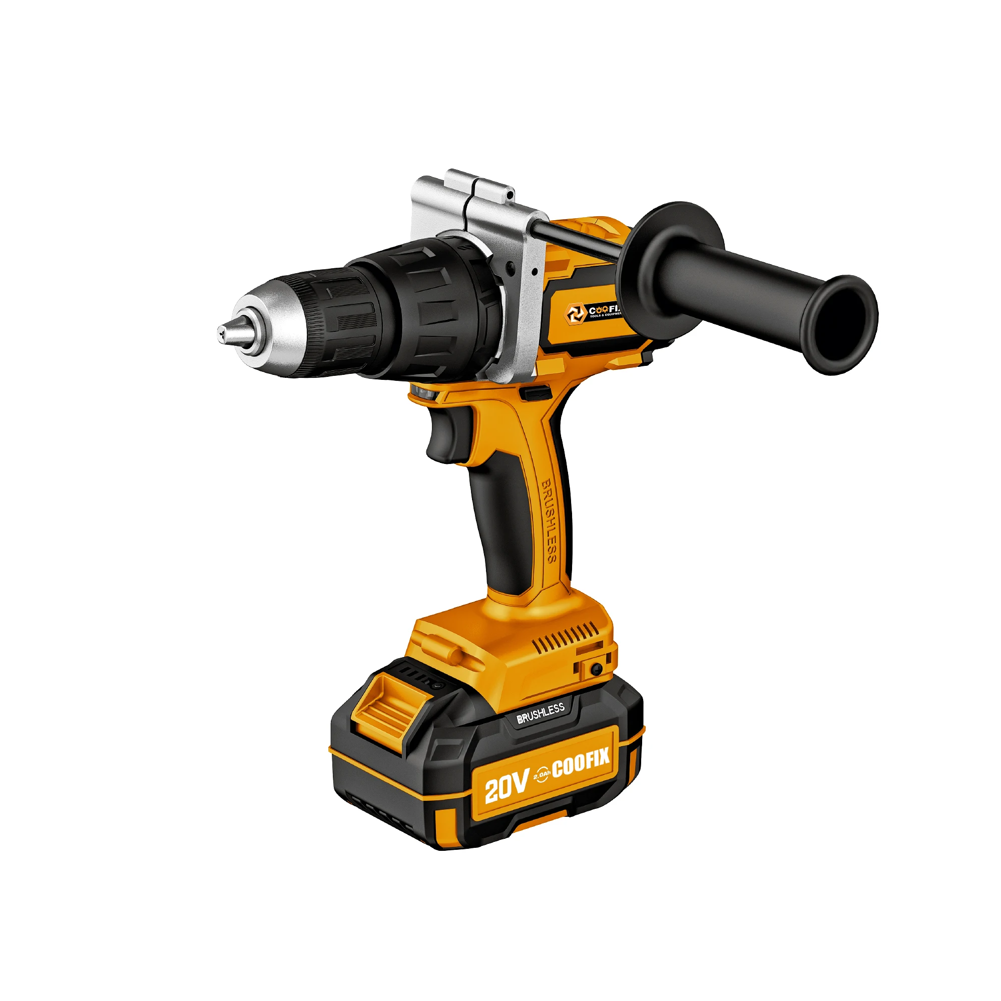 COOFIX 20v Two Speed Cordless brushless impact Drill Driver Cordless impact drill
COOFIX 20v Two Speed Cordless brushless impact Drill Driver Cordless impact drill
