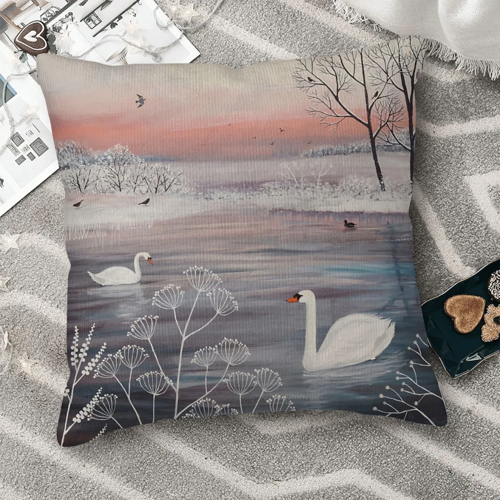 Winter Serenity Landscape Polyester Cushion Cover For Livingroom Car Decorative Breathable Pillow Cover
Winter Serenity Landscape Polyester Cushion Cover For Livingroom Car Decorative Breathable Pillow Cover