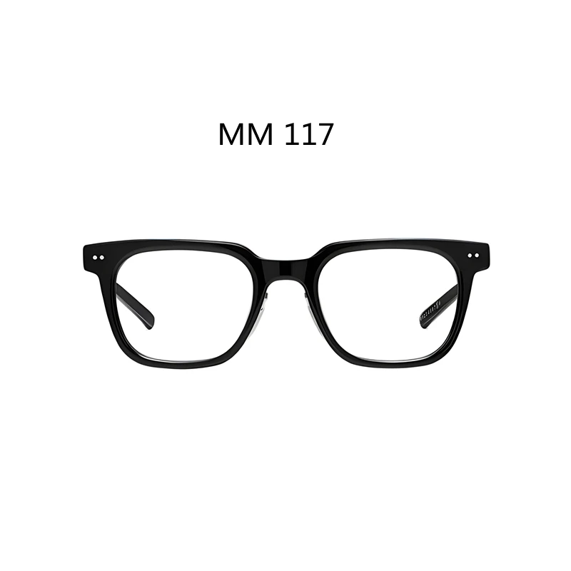 

MM117 Glasses Luxury Designer Square Acetate Eyewear Frames Men and Women 2024 Fashion Personalized Blue Light Reading Eyeglass