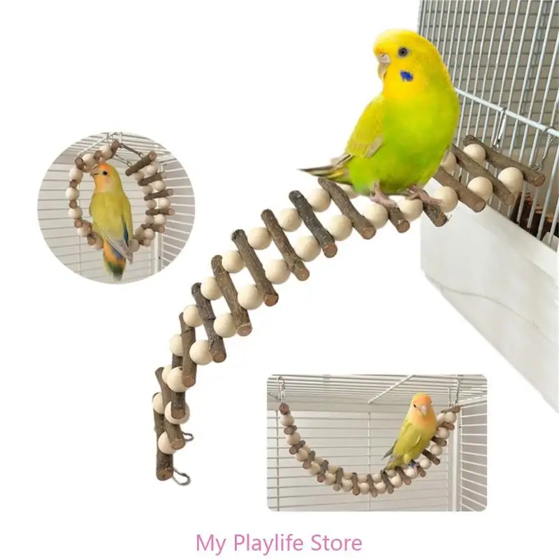 Bird Training Stand Portable Transformable Parrot Swing Ladder Toy with Hook Can Hangings for Small Medium Parakeets Finches
Bird Training Stand Portable Transformable Parrot Swing Ladder Toy with Hook Can Hangings for Small Medium Parakeets Finches
