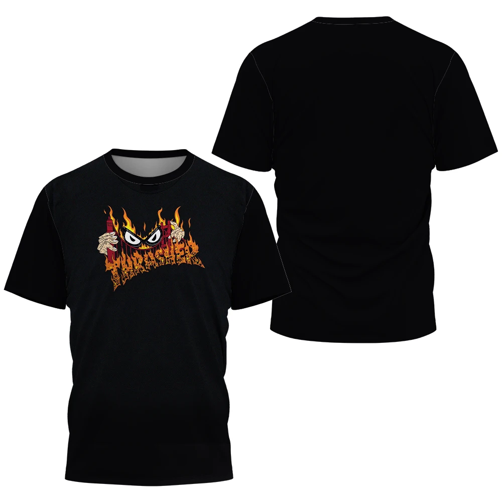 Funny Flame Letter T Shirt For Men Summer Comfortable Breathable Short Sleeve Tee Casual O-neck Loose Tops Fashion Men's Clothes
Funny Flame Letter T Shirt For Men Summer Comfortable Breathable Short Sleeve Tee Casual O-neck Loose Tops Fashion Men's Clothes