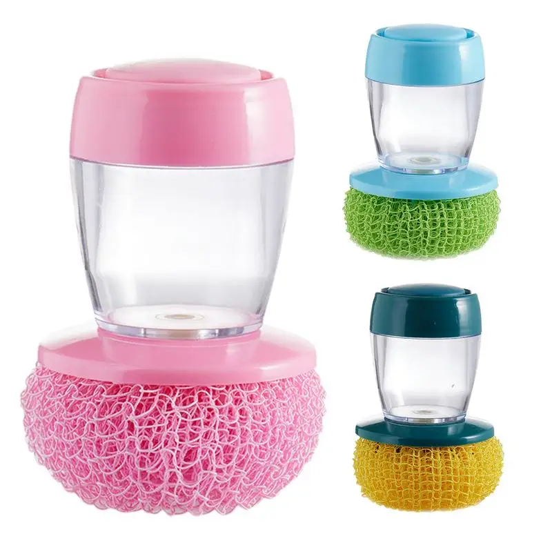 Soap Dispensing Brush For Dishes Kitchen Liquid-adding Short-handled Pot-washing Brush Push-type Automatic Liquid-adding Pot
Soap Dispensing Brush For Dishes Kitchen Liquid-adding Short-handled Pot-washing Brush Push-type Automatic Liquid-adding Pot