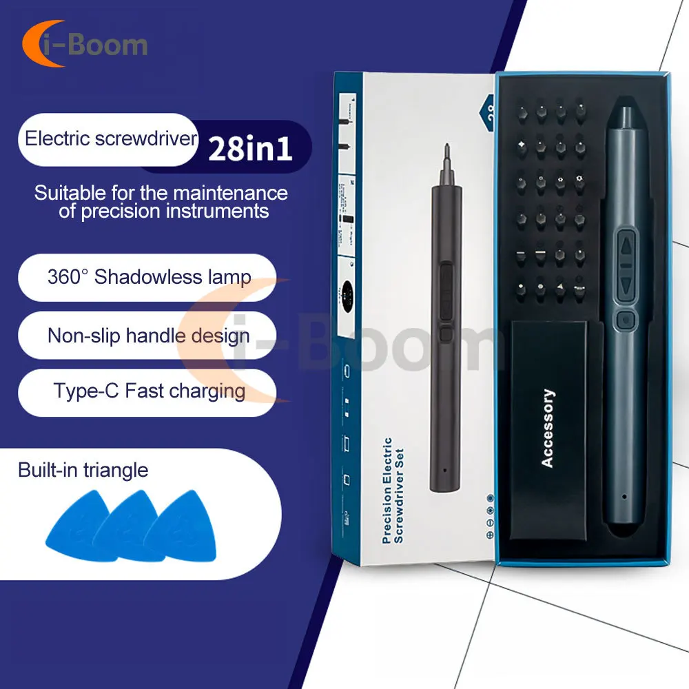 28 in1 Electric Screwdriver Multiple Bits Portable Wireless Screwdriver Set USB Charging Precision Instrument Repair Tool
28 in1 Electric Screwdriver Multiple Bits Portable Wireless Screwdriver Set USB Charging Precision Instrument Repair Tool