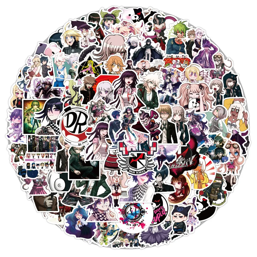 100 шт. Новые аниме наклейки Danganronpa в стиле аниме для скейтборда, ноутбука, багажа, холодильника, велосипеда, наклейки
100 шт. Новые аниме наклейки Danganronpa в стиле аниме для скейтборда, ноутбука, багажа, холодильника, велосипеда, наклейки