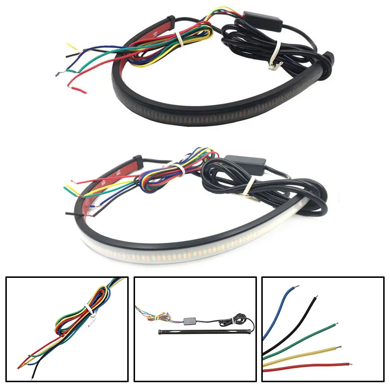 Auto LED Strip Light Start Scan Flexible LED Motorcycle Stop Light 20CM Motorcycle Tail Light 20cm/7.78in 12V 6000K Signal Lamp
Auto LED Strip Light Start Scan Flexible LED Motorcycle Stop Light 20CM Motorcycle Tail Light 20cm/7.78in 12V 6000K Signal Lamp