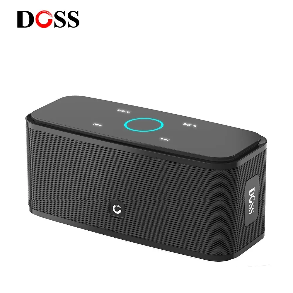 

DOSS SoundBox Touch Control Bluetooth Speaker Portable Wireless Loud Speakers Stereo Bass Sound Box Built-in Mic for Computer PC