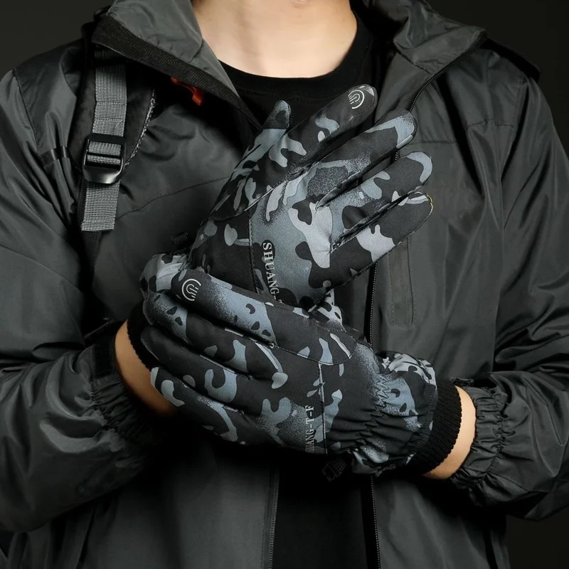 Outdoor Fishing Skiing Mens Winter Warm Plus Velvet Waterproof Touch Screen Cotton Hiking Riding Motorcycle Gloves
Outdoor Fishing Skiing Mens Winter Warm Plus Velvet Waterproof Touch Screen Cotton Hiking Riding Motorcycle Gloves