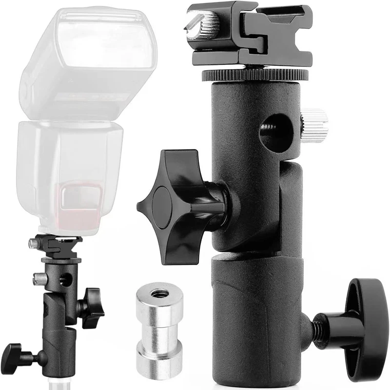 Camera Mount Flash Stand Bracket Umbrella Mount Holder Shoe Mount Compatible with Nikon Pentax Olympus Nissin Metz Flashes E
Camera Mount Flash Stand Bracket Umbrella Mount Holder Shoe Mount Compatible with Nikon Pentax Olympus Nissin Metz Flashes E