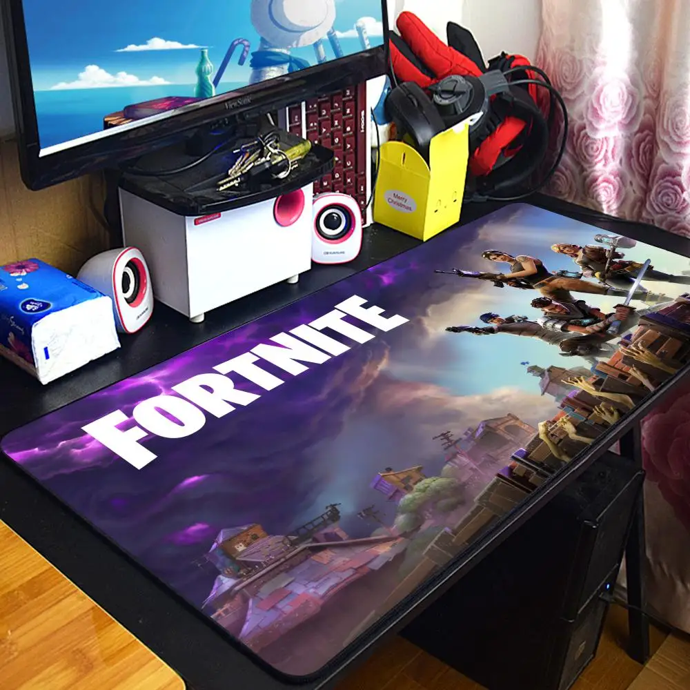 

Large Mouse Pad F-Fortnite Desk Protector Xxl Gaming Gamer Keyboard Pc Accessories Mat Mousepad Extended Mice Keyboards Computer