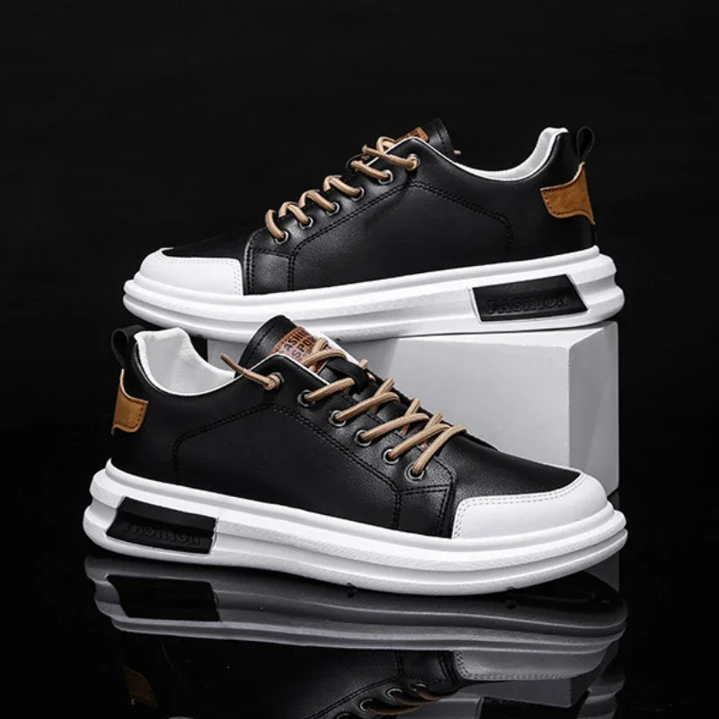 Mens Leather Shoes Light Non-slip Wear-resistant Sneakers Man Flat Business Casual Loafers Shoes for Men High End Brand 2024 New
Mens Leather Shoes Light Non-slip Wear-resistant Sneakers Man Flat Business Casual Loafers Shoes for Men High End Brand 2024 New