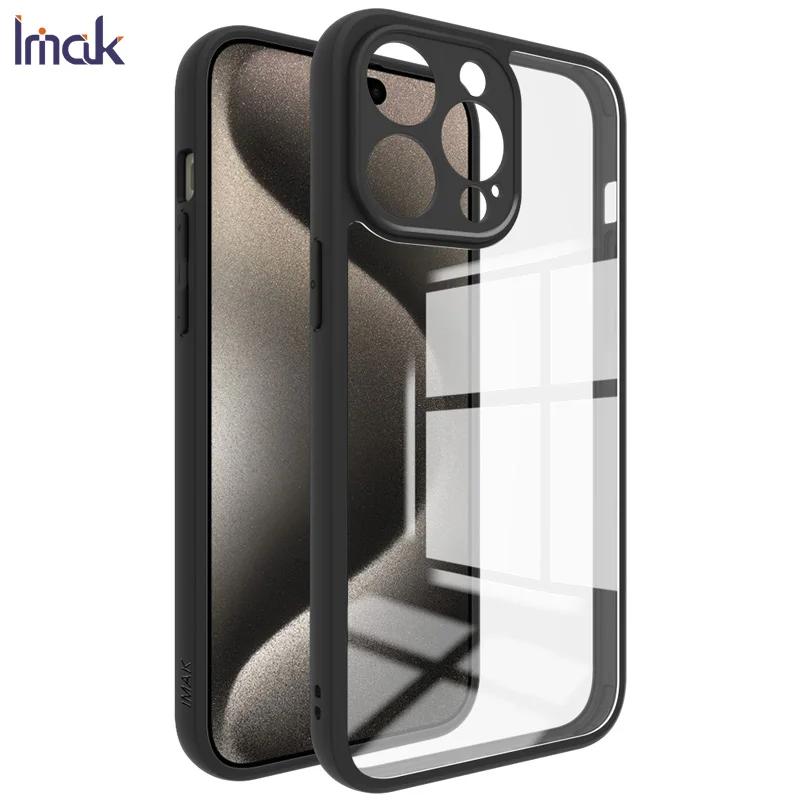 IMAK Tiny Air Bag Shockproof Case for iPhone 15 Pro Max Crystal Back Panel Bumper Shell iPhone15 ProMax 15 Plus Hard Phone Cover
IMAK Tiny Air Bag Shockproof Case for iPhone 15 Pro Max Crystal Back Panel Bumper Shell iPhone15 ProMax 15 Plus Hard Phone Cover