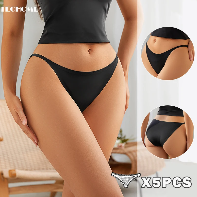 TECHOME 5PCS Women Seamless Briefs European and American Sexy Thongs High Cut T Pants Ladies G-string Girls Yoga V Pants
TECHOME 5PCS Women Seamless Briefs European and American Sexy Thongs High Cut T Pants Ladies G-string Girls Yoga V Pants