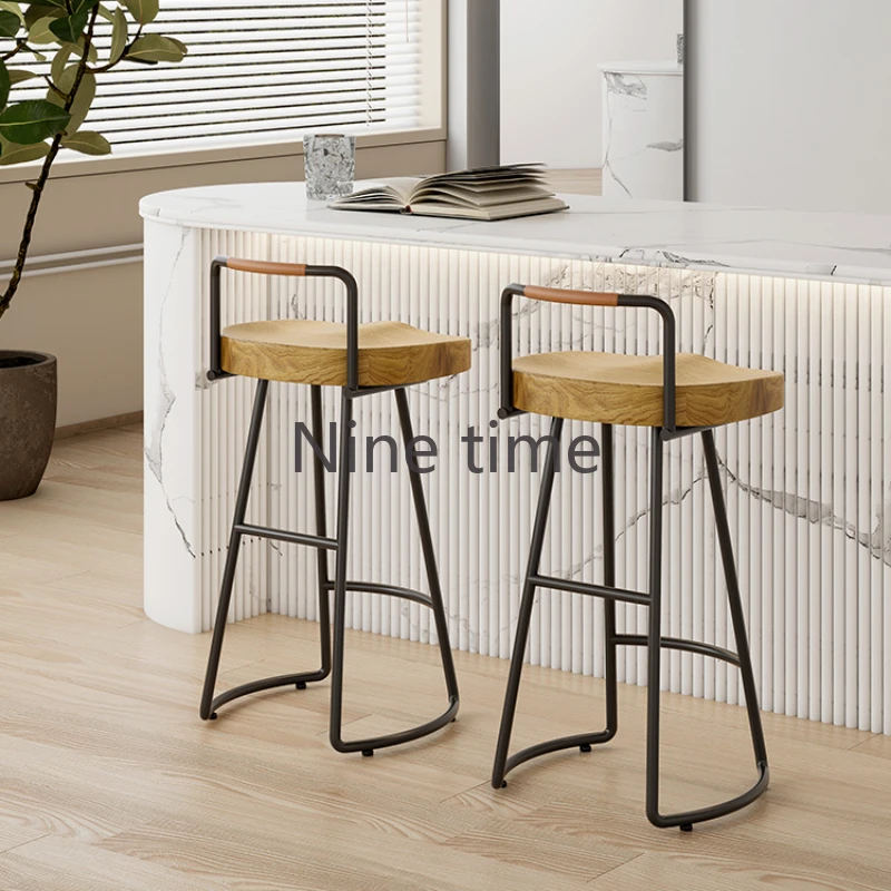 

Minimalist Unique Bar Stools Designer Counter Kitchen Patio Leisure Bar Chairs Commercial Ergonomic Taburete Alto Furnitures