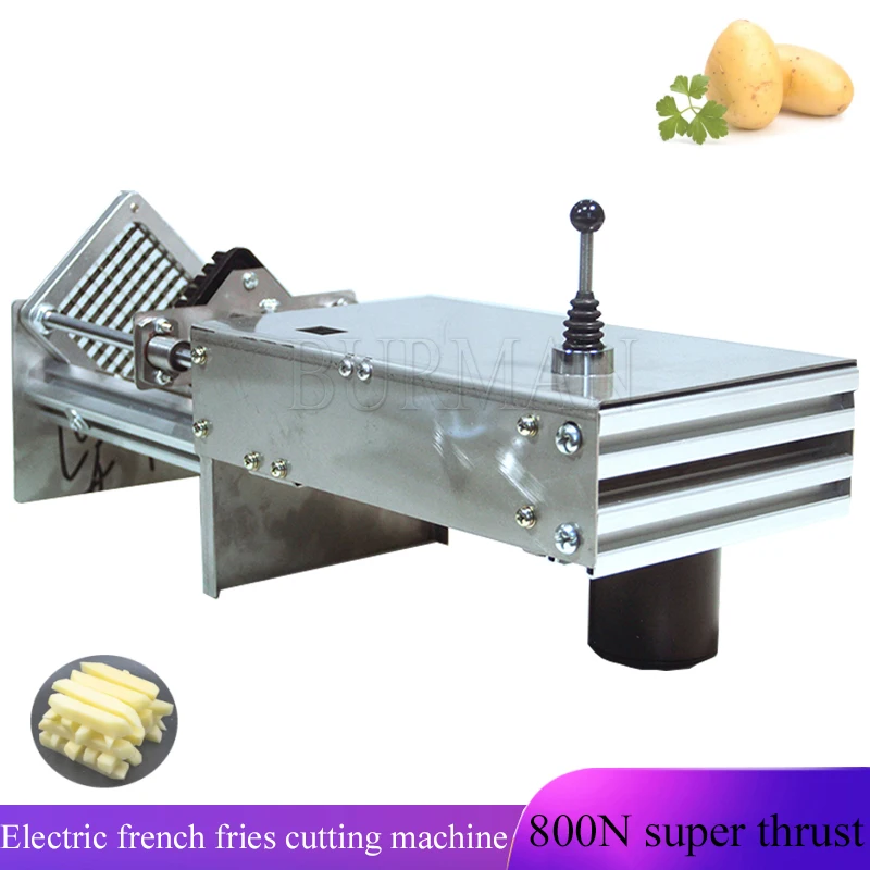 French Fries Cutter Commercial Electric Fruit Vegetable Strip Automatic Cutting Sweet Potato Cucumber Push Bar Machine
French Fries Cutter Commercial Electric Fruit Vegetable Strip Automatic Cutting Sweet Potato Cucumber Push Bar Machine
