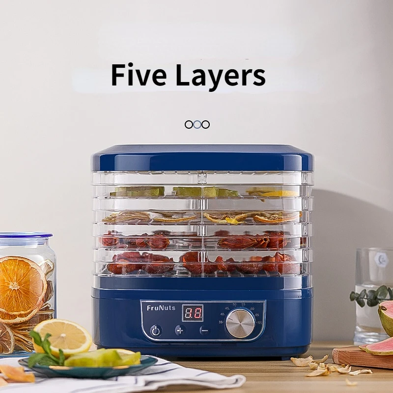 Five Layers Fruit dryer Food dryer Fruit vegetable pet meat food air dryer Small household food dryer EU US
Five Layers Fruit dryer Food dryer Fruit vegetable pet meat food air dryer Small household food dryer EU US