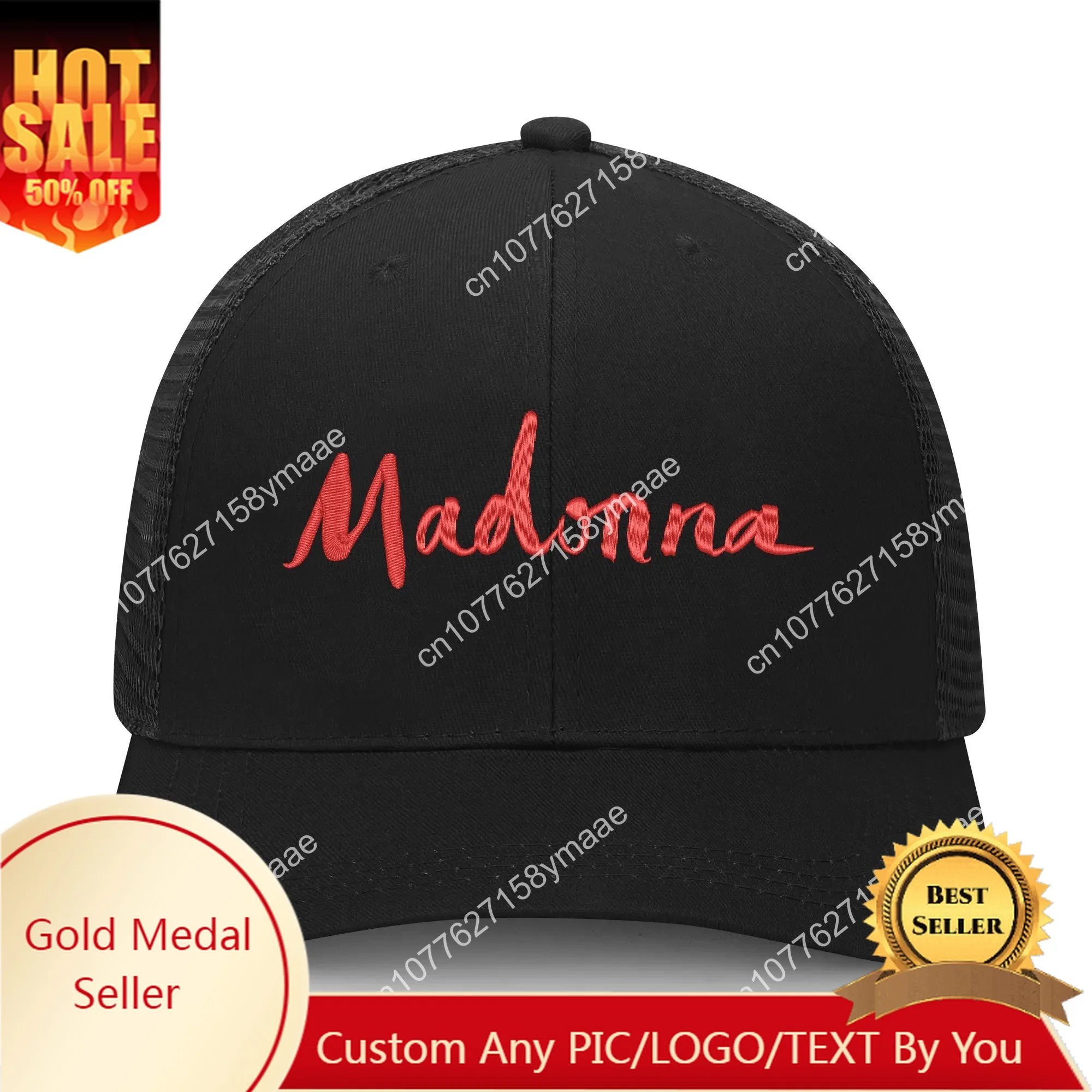 Madonna Music Producer Embroidery Hat Mens Womens Sports Baseball Hat Hip Hop Breathable Summer Headwear Custom Made Caps Logo
Madonna Music Producer Embroidery Hat Mens Womens Sports Baseball Hat Hip Hop Breathable Summer Headwear Custom Made Caps Logo