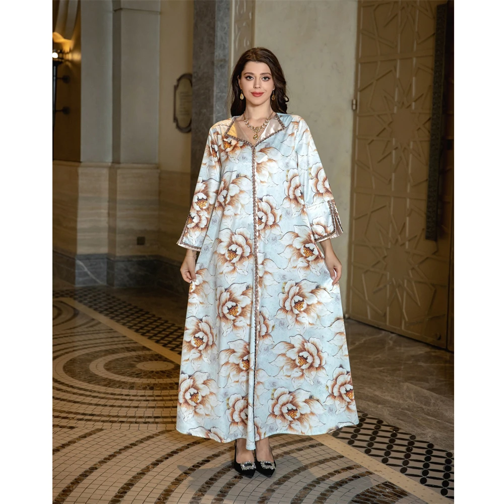 Модное Макси-платье с бриллиантами для мусульманских женщин 2023, Abaya, Турция, Дубай, Caftan Eid вечерние, платья, мусульманское, Марокканское, Jalabiya
Модное Макси-платье с бриллиантами для мусульманских женщин 2023, Abaya, Турция, Дубай, Caftan Eid вечерние, платья, мусульманское, Марокканское, Jalabiya