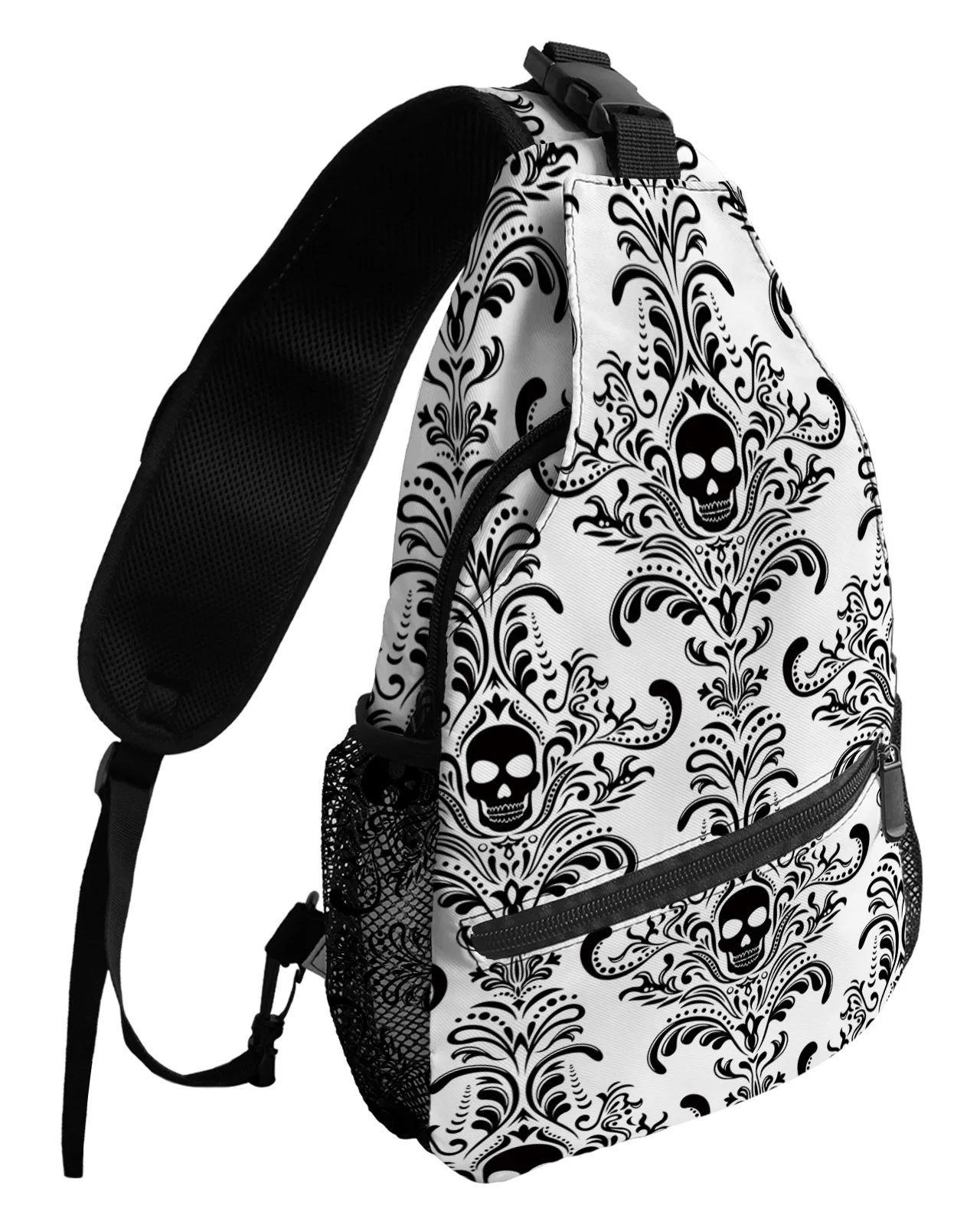 Halloween Skull Pattern Chest Bags For Women Men Waterproof Messenger Bags Female Travel Sport One Shoulder Crossbody Bag
Halloween Skull Pattern Chest Bags For Women Men Waterproof Messenger Bags Female Travel Sport One Shoulder Crossbody Bag