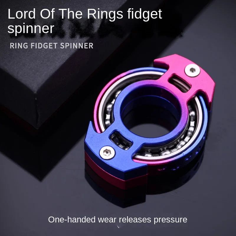 New Creative Fingertip Gyro Alloy Finger Decompression Decompression Ring Small Toy Single Hand Kill Time Black Technology
New Creative Fingertip Gyro Alloy Finger Decompression Decompression Ring Small Toy Single Hand Kill Time Black Technology
