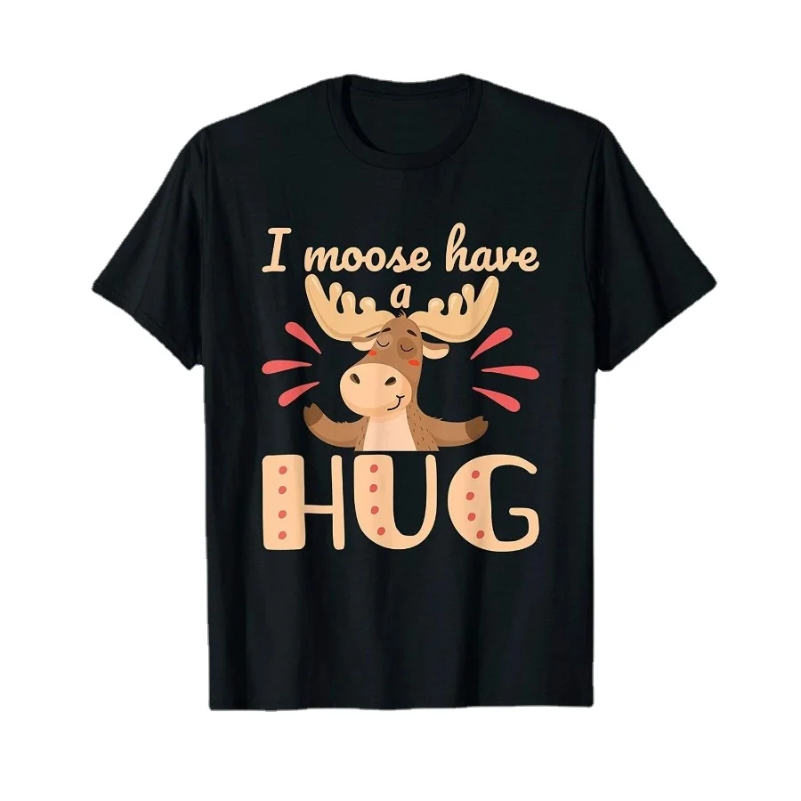 I Moose Have A Hug. Cute Funny Wildlife Animal Pun Men's T-Shirt Summer Cotton Short Sleeve O-Neck Unisex T Shirt New S-3XL
I Moose Have A Hug. Cute Funny Wildlife Animal Pun Men's T-Shirt Summer Cotton Short Sleeve O-Neck Unisex T Shirt New S-3XL