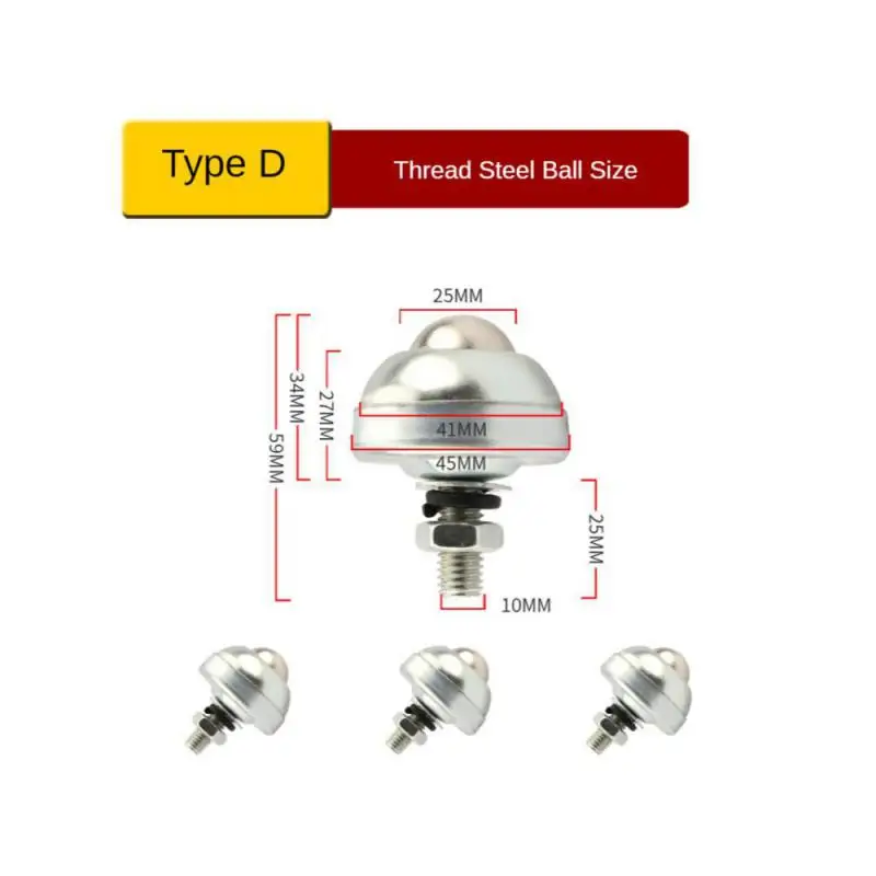 (4 Packs) Thread Steel/nylon Cattle Eye Ball Wheel Conveyor Universal Robot Hardware
(4 Packs) Thread Steel/nylon Cattle Eye Ball Wheel Conveyor Universal Robot Hardware