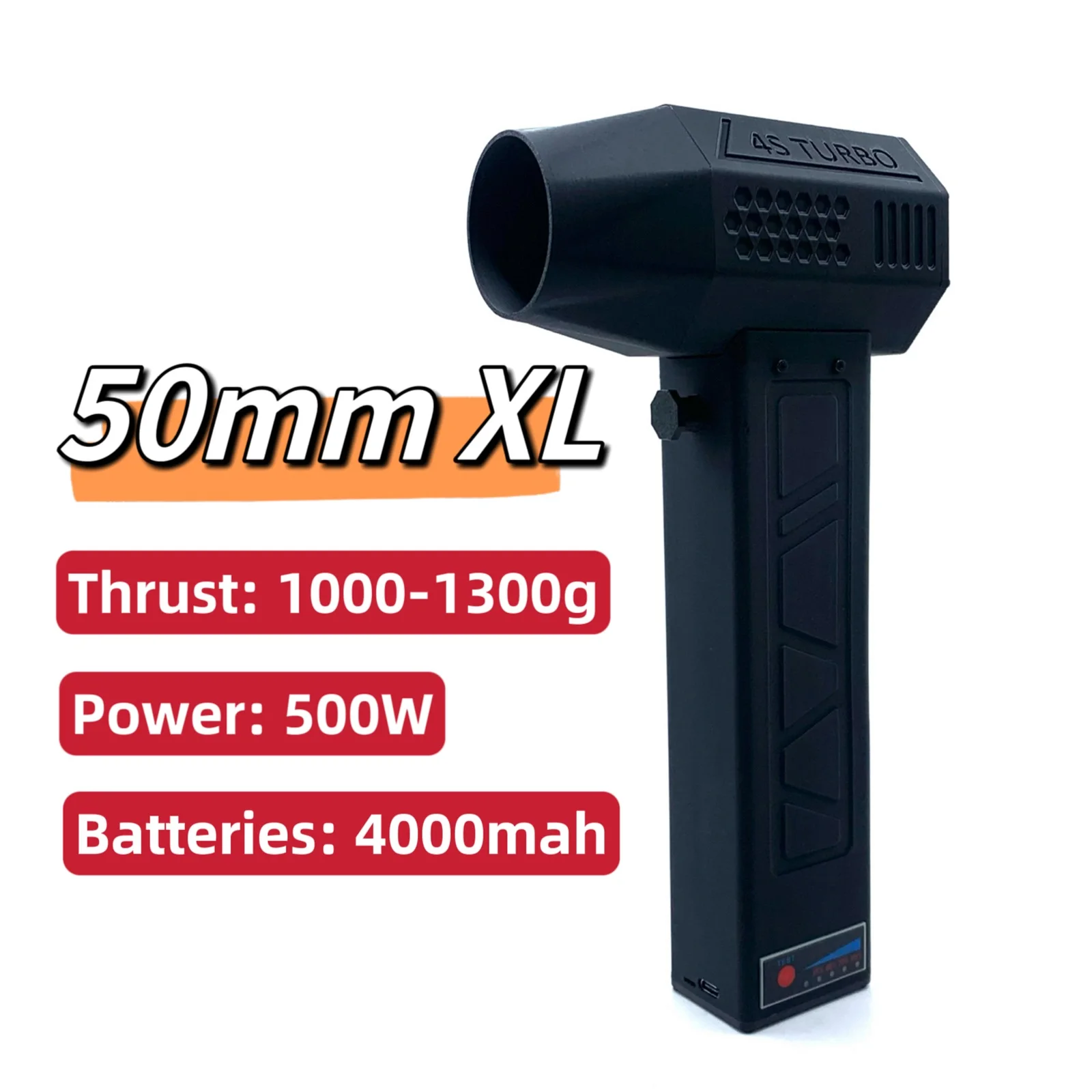 1pc Multi-Purpose Cleaning Jet Fan - 50mm Brushless Motor, 4000mAh Battery, 10-12min Runtime, Fit For Home, Car, Office Cleaning
1pc Multi-Purpose Cleaning Jet Fan - 50mm Brushless Motor, 4000mAh Battery, 10-12min Runtime, Fit For Home, Car, Office Cleaning